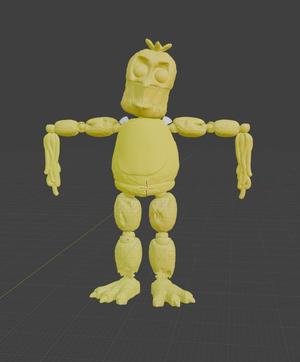 Funko Compatible withered Chica figure