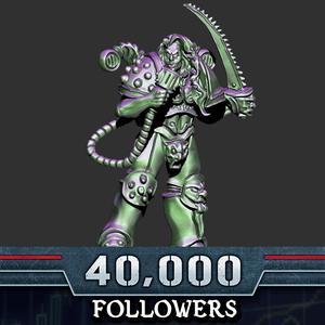 40K Followers Free Model - Li'Roth the Pleasure Marine