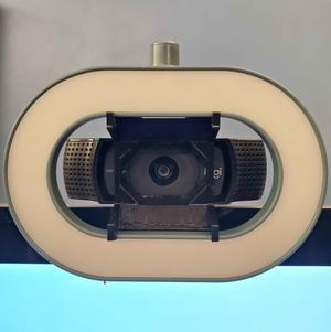 Centered mount for logitech c920 and IKEA Stankregn