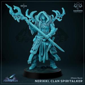 Neirikki, Clan Spirit-Talker - 75mm Display Scale