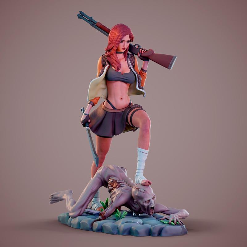 Zombie attack / C / Destruction