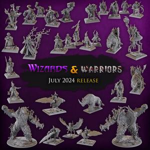 Titan Forge Miniatures - 2024 - July - Warriors and Wizards