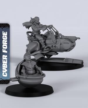 Alexius in Jetsteed - With Free Cyberpunk Warhammer - 40k Sci-Fi Gift Ideas for RPG and Wargamers
