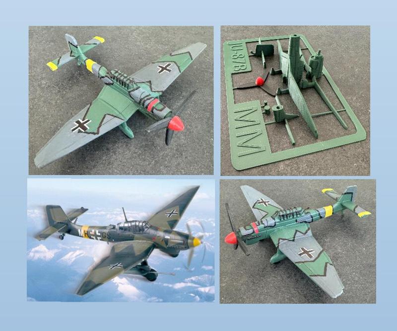 Stuka Ju-87 B2 kit card