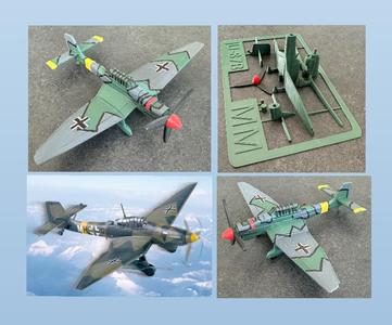 Stuka Ju-87 B2 kit card