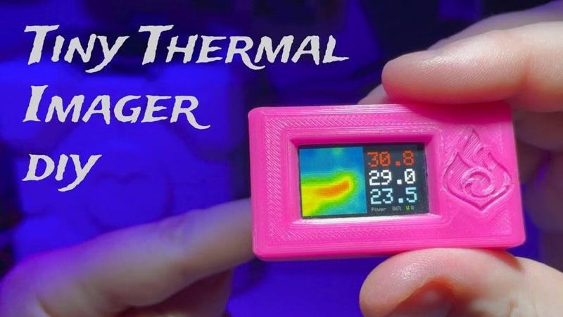 Pocket Thermal Visor ESP32 AMG8833/MLX90640ESF-BAA