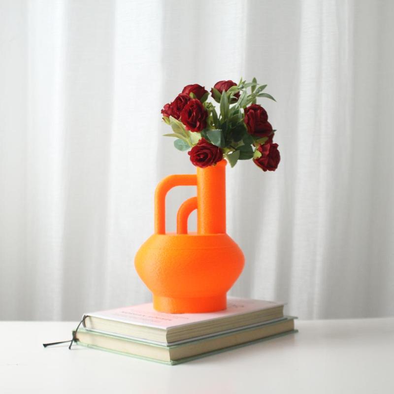The Sandra Pottery Vase STL 3D Print File, Home Decor Vase for Plants and Flowers