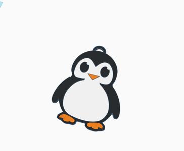 Penguin Keychain