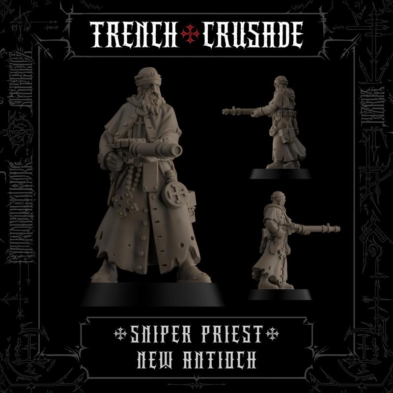 Trench Crusade - Sniper Priest (MG) - New Antioch