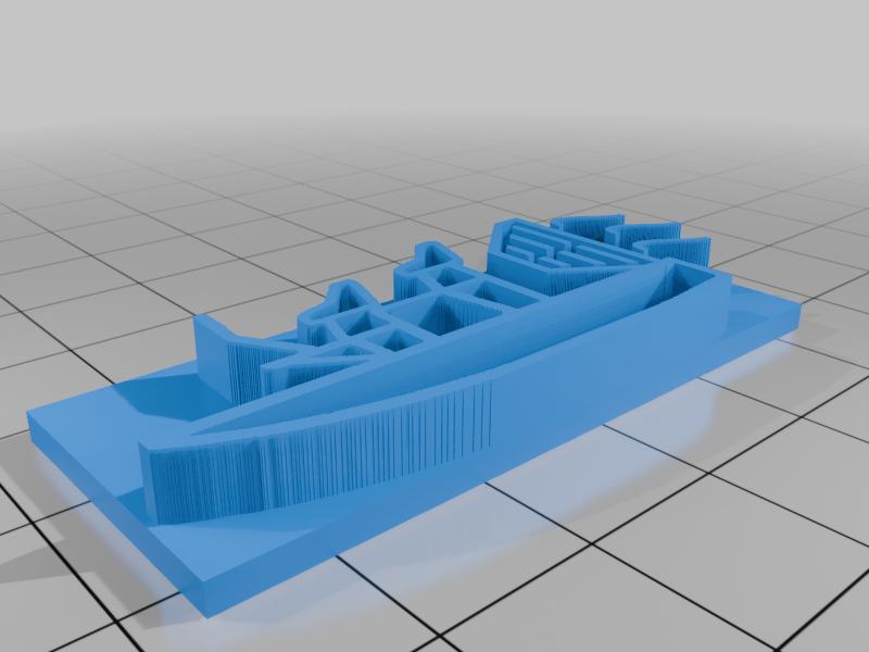 Airboat two-seater stamp