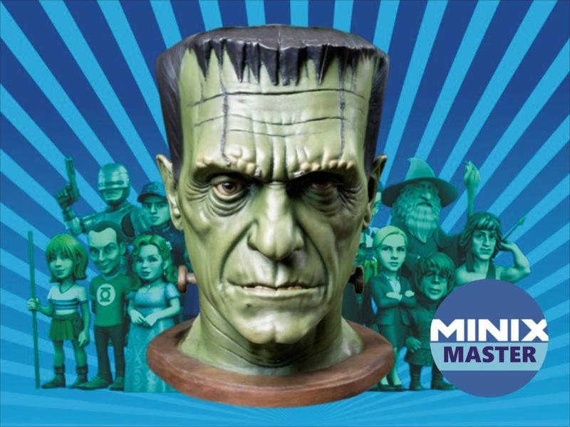 bust of frankenstein