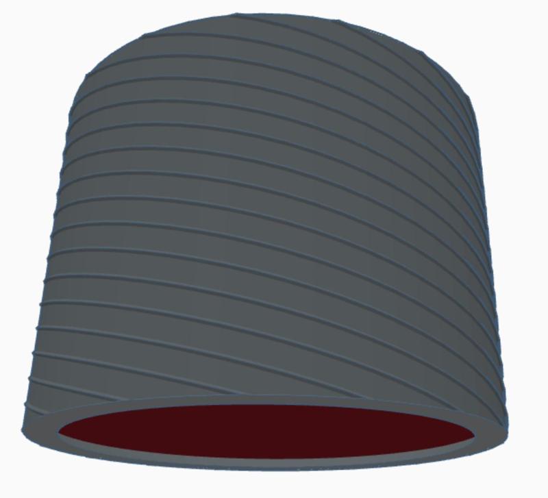 2 spiral light cover.stl