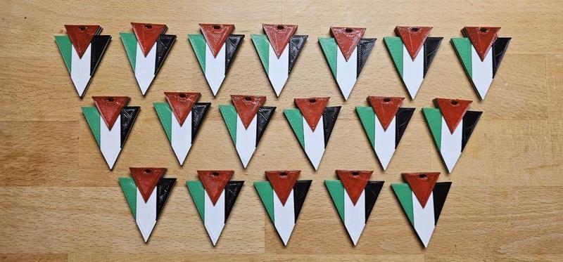 Palestine flag sleek