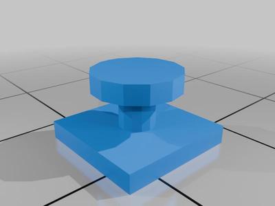 Simple and small Keyhole Mount/Slot