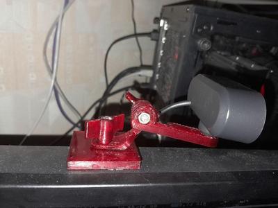 Simple stand for any web camera with 5mmX5mm base.