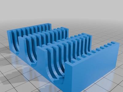 30-Slot SD Card Holder – Compact, Fast Print, Minimal Filament