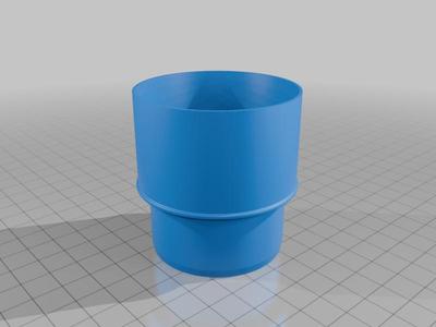 Kurzer Absaugadapter GTS 10 XC-DN50