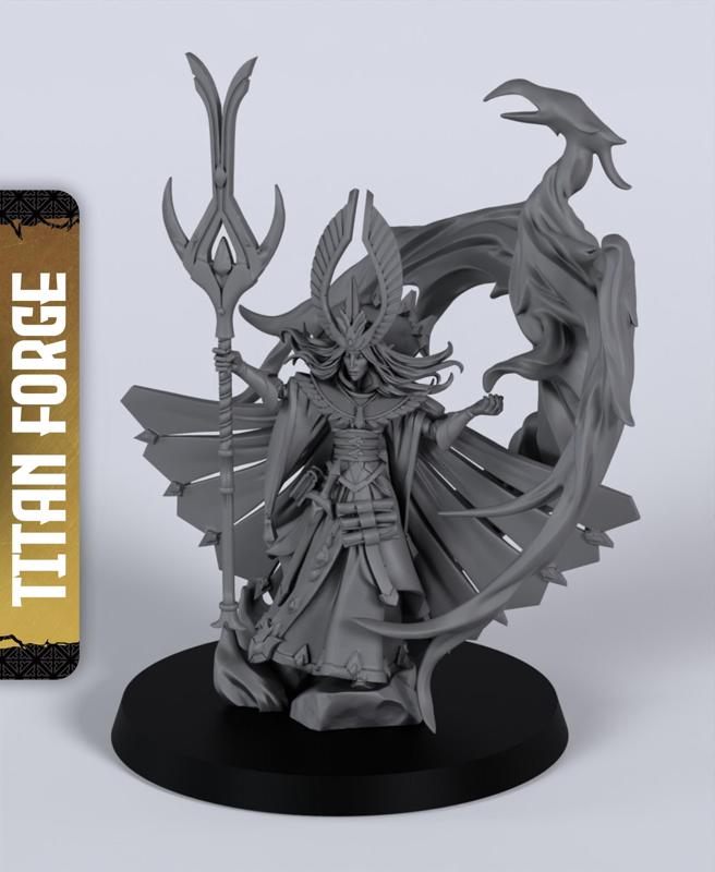 Phoenix Archmage - With Free Dragon Warhammer - 5e DnD Inspired for RPG and Wargamers