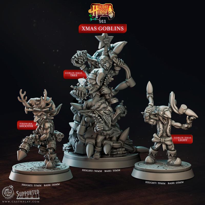 Xmas Goblins (Pre-Supported) | Cast n Play