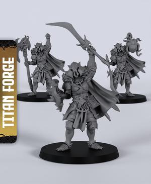 Half-Orc Female Paladin - With Free Dragon Warhammer - 5e DnD Inspired for RPG and Wargamers