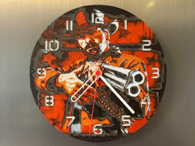 wall / desk clock Red Dead Redemption 2