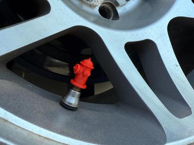 Valve Stem Caps : Fire Hydrant!