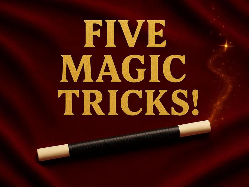 Magic Wand with 5 nice Tricks!
