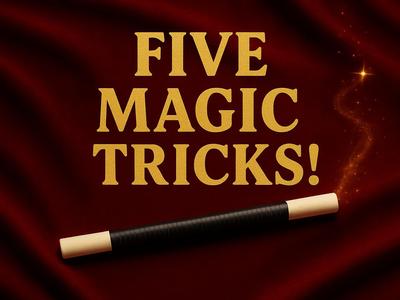 Magic Wand with 5 nice Tricks!