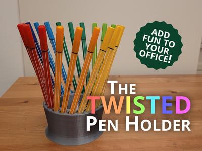 The Twisted Pen Holder