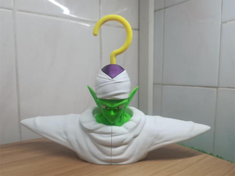 Dragon Ball Piccolo Demon King Coat Rack, Disassembled and Color-Separated