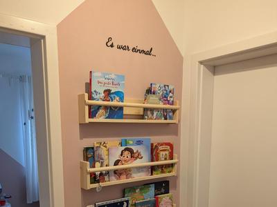 Once upon a time... lettering for bookshelf