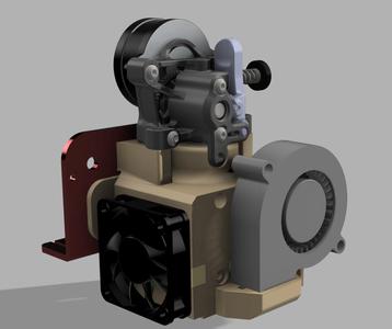 Ender 3 V2 Direct Drive V6 for "Sherpa mini" or "Sailfin" extruder