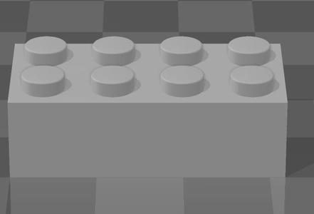 2x4 Lego Brick Toy Block
