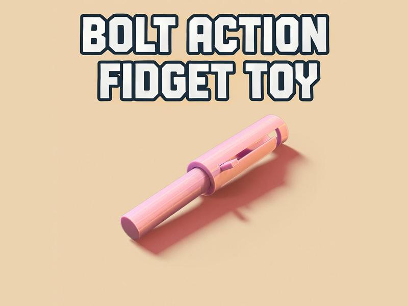 ClickBolt – Easy Print-in-Place Fidget