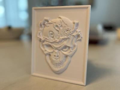 Berserk Skull Knight Relief