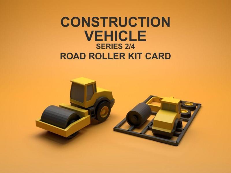 Road Roller Kit Card– Construction Series 2/4