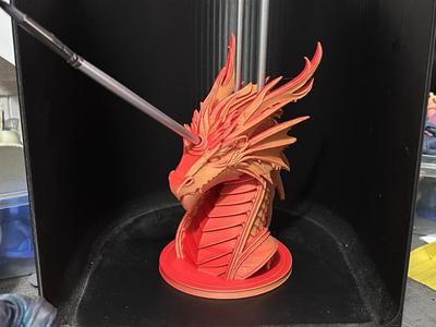 Royal Dragon Brush Holder