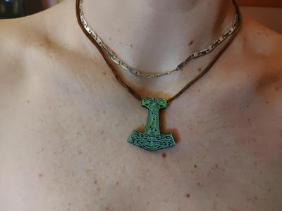 Thor Hammer pendant and keychain