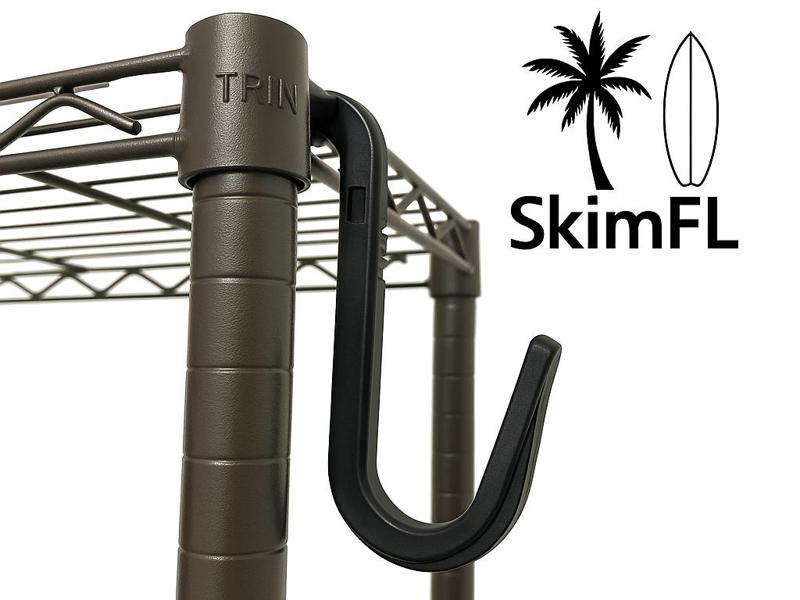 Heavy Duty Wire Shelf Rack Round Hook