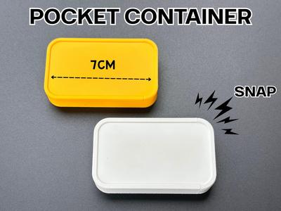 Snap Pocket Box – Small Parts & EDC Organizer
