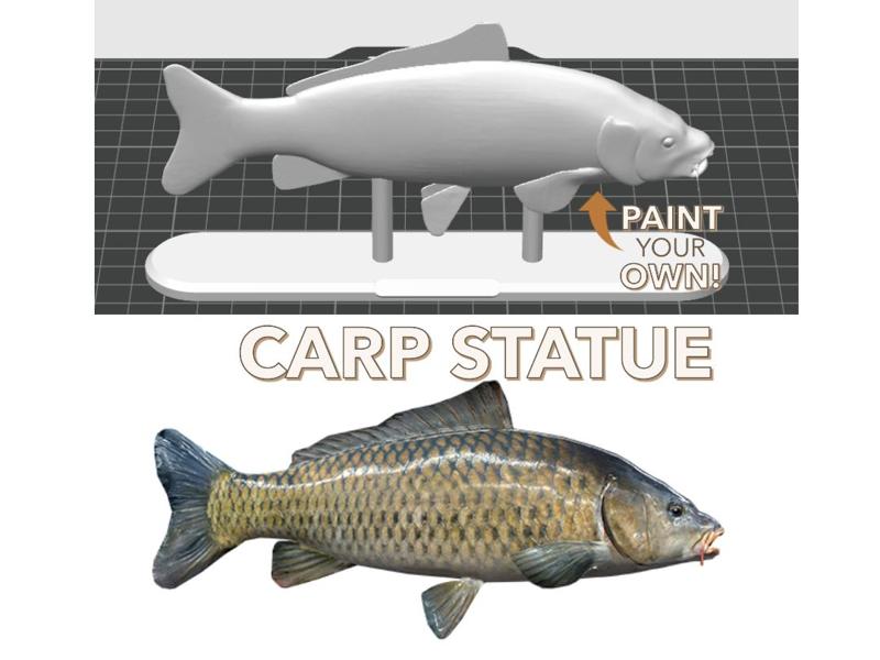 Carp Trophy Statue