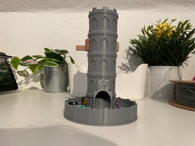 Dice Tower with Drop Mechanism