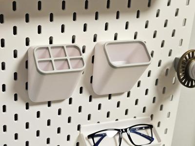 Skadis bin -container- tool holder