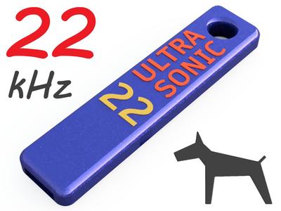 Ultrasonic Dog Whistle 22 kHz