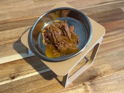 Stylish Angled Pet Bowl Feeder for 120mm bowls