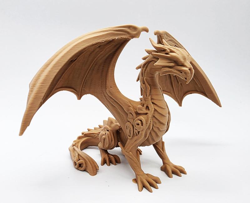 Carved Wood Elder Dragon