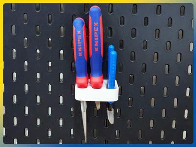 Pliers Holder / Hanger for IKEA Skadis (3 Slots)
