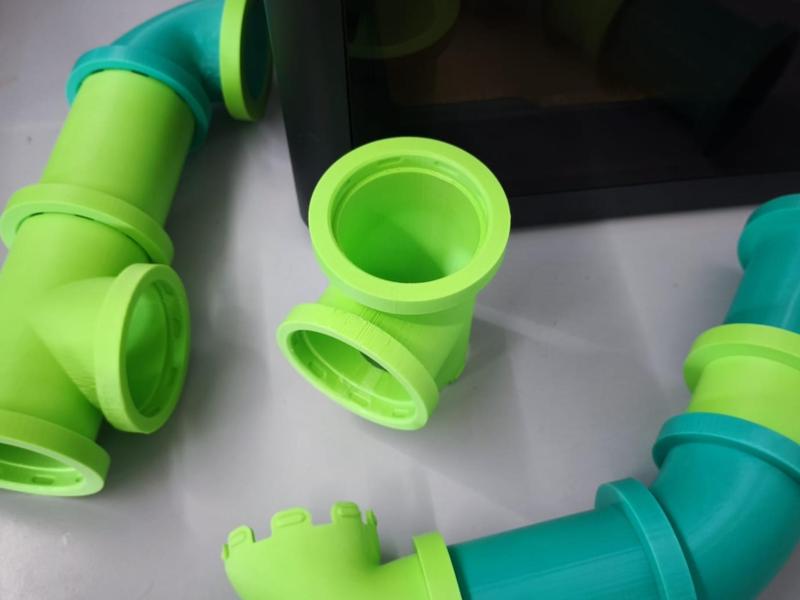 Super Mario Rodent Pipe System