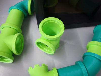 Super Mario Rodent Pipe System