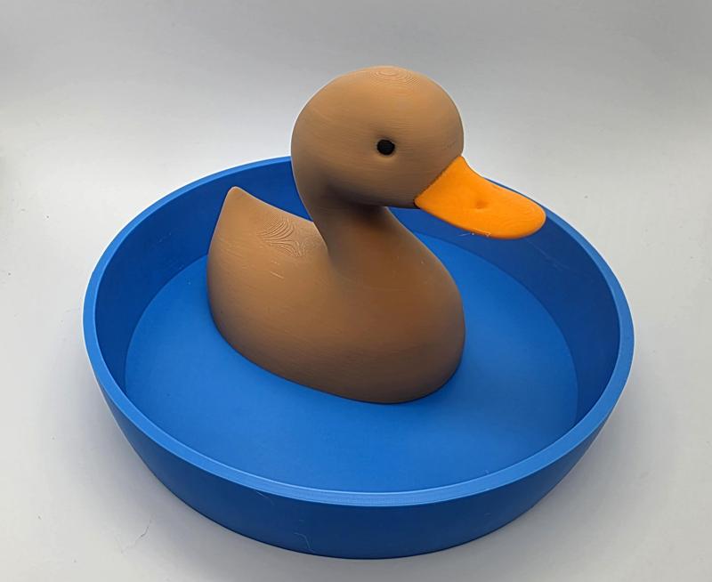 Duck-in-a-Pond Candy Dish 2-Pieces